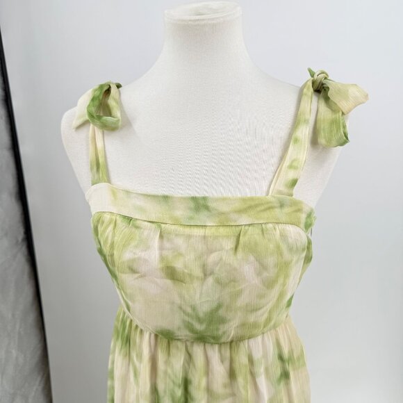 Line & Dot Green Tie-Dye Maxi Dress XS - Picture 6 of 10